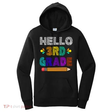 Hello 3rd Grade Women's Hoodie