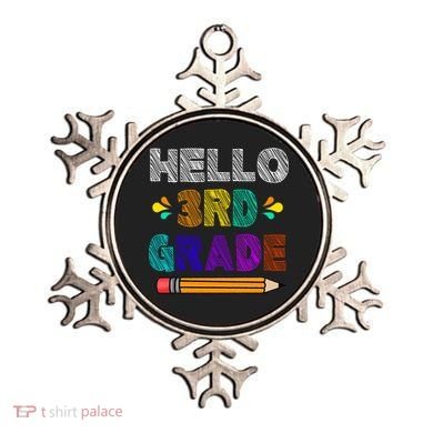 Hello 3rd Grade Ornament