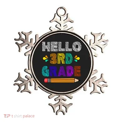 Hello 3rd Grade Ornament