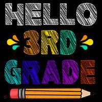 Hello 3rd Grade Ornament thumb 1