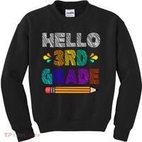 Hello 3rd Grade Kids Sweatshirt thumb 0