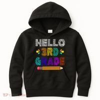 Hello 3rd Grade Kids Hoodie thumb 0