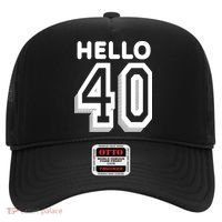 Hello 40 Funny 40th Birthday Hat thumb 0