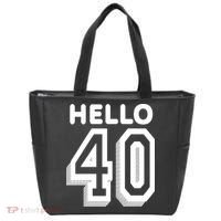 Hello 40 Funny 40th Birthday Tote Bag thumb 0