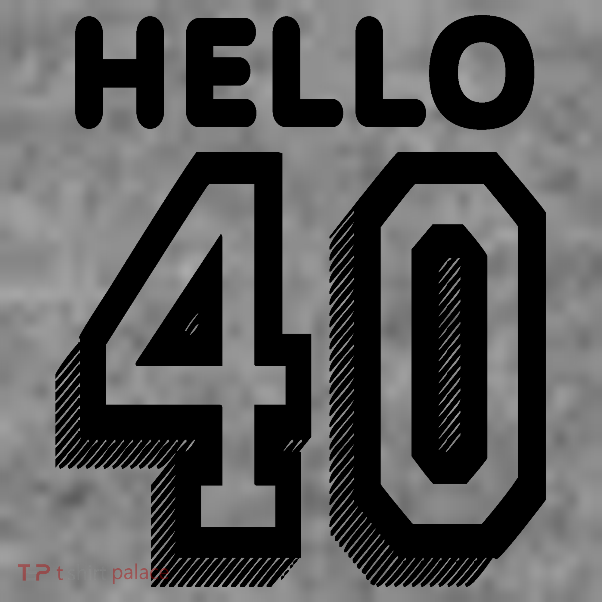 Hello 40 Funny 40th Birthday Doggie Tank