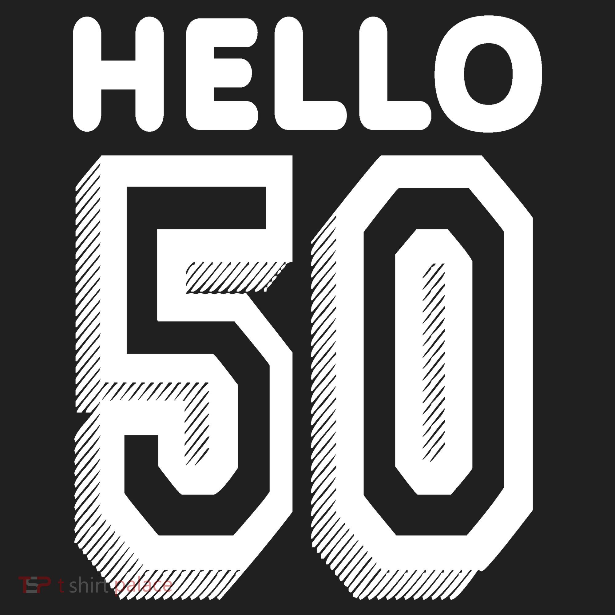 Hello 50 Funny 50th Birthday Beanie