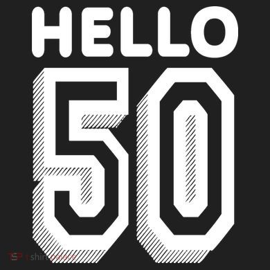 Hello 50 Funny 50th Birthday Women's Dry Zone Grid Polo
