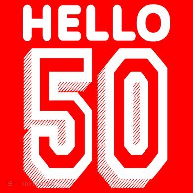 Hello 50 Funny 50th Birthday Comfort Colors T-Shirt