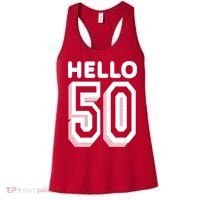 Hello 50 Funny 50th Birthday Women's Tank Top thumb 0
