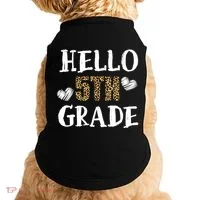 Hello 5th Grade Doggie Tank thumb 0