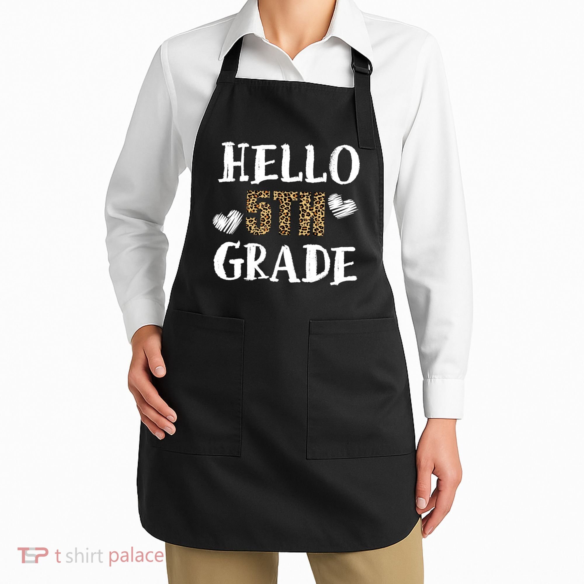 Hello 5th Grade Apron