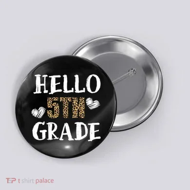 Hello 5th Grade Button
