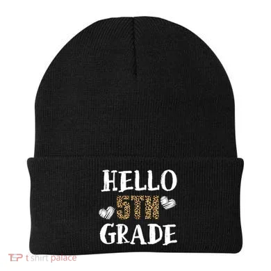 Hello 5th Grade Beanie