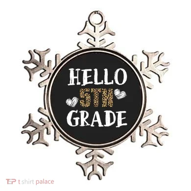 Hello 5th Grade Ornament
