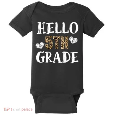 Hello 5th Grade Baby Bodysuit