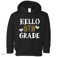 Hello 5th Grade Toddler Hoodie thumb 0