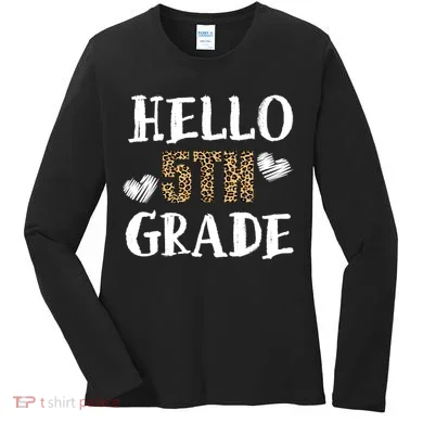 Hello 5th Grade Women's Long Sleeve Shirt