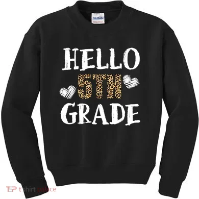 Hello 5th Grade Kids Sweatshirt