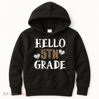 Hello 5th Grade Kids Hoodie