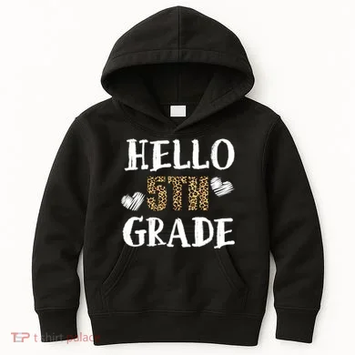 Hello 5th Grade Kids Hoodie
