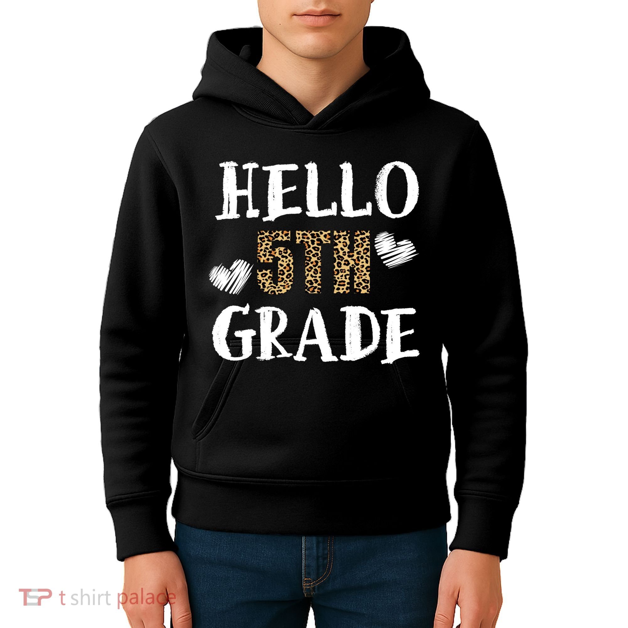 Hello 5th Grade Kids Hoodie