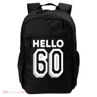 Hello 60 Funny 60th Birthday Backpack thumb 0