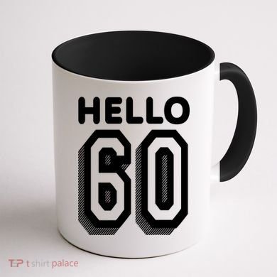 Hello 60 Funny 60th Birthday Coffee Mug back