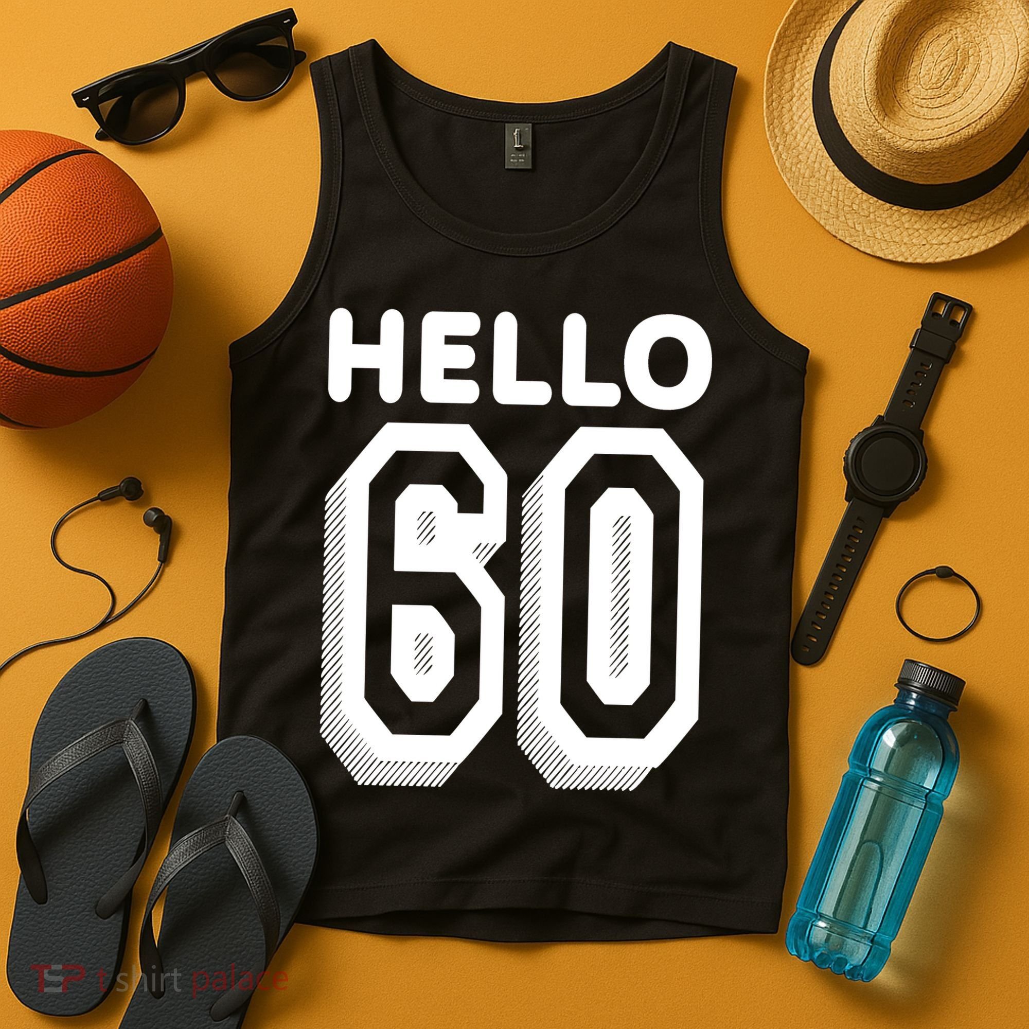 Hello 60 Funny 60th Birthday Tank Top