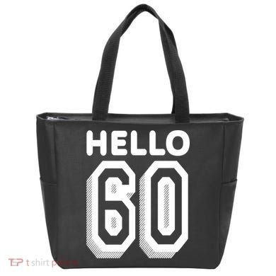 Hello 60 Funny 60th Birthday Tote Bag