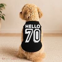Hello 70 Funny 70th Birthday Doggie Tank thumb 2