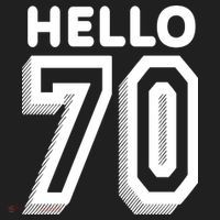 Hello 70 Funny 70th Birthday Hat thumb 2