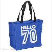 Hello 70 Funny 70th Birthday Tote Bag thumb 2