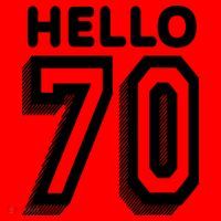 Hello 70 Funny 70th Birthday Santa Hat thumb 1