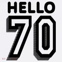 Hello 70 Funny 70th Birthday Garment-Dyed Sweatshirt thumb 2