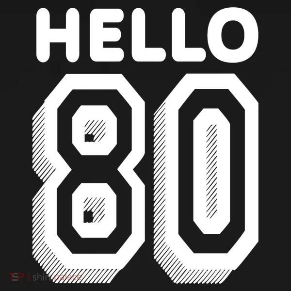 Hello 80 Funny 80th Birthday Bucket Hat