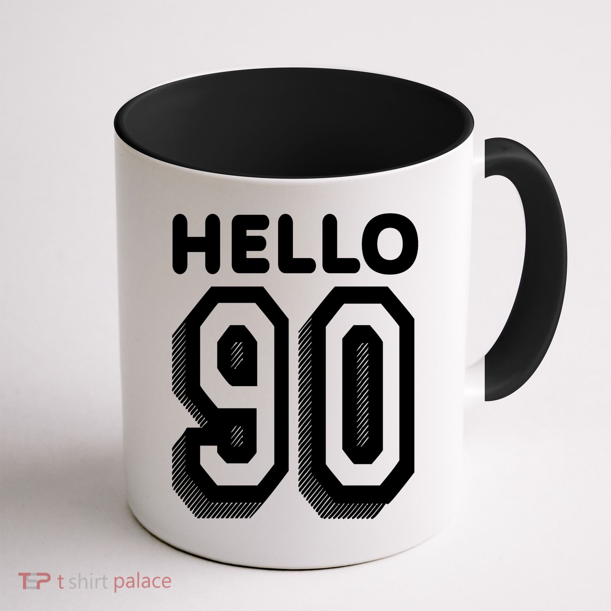 Hello 90 Funny 90th Birthday Coffee Mug