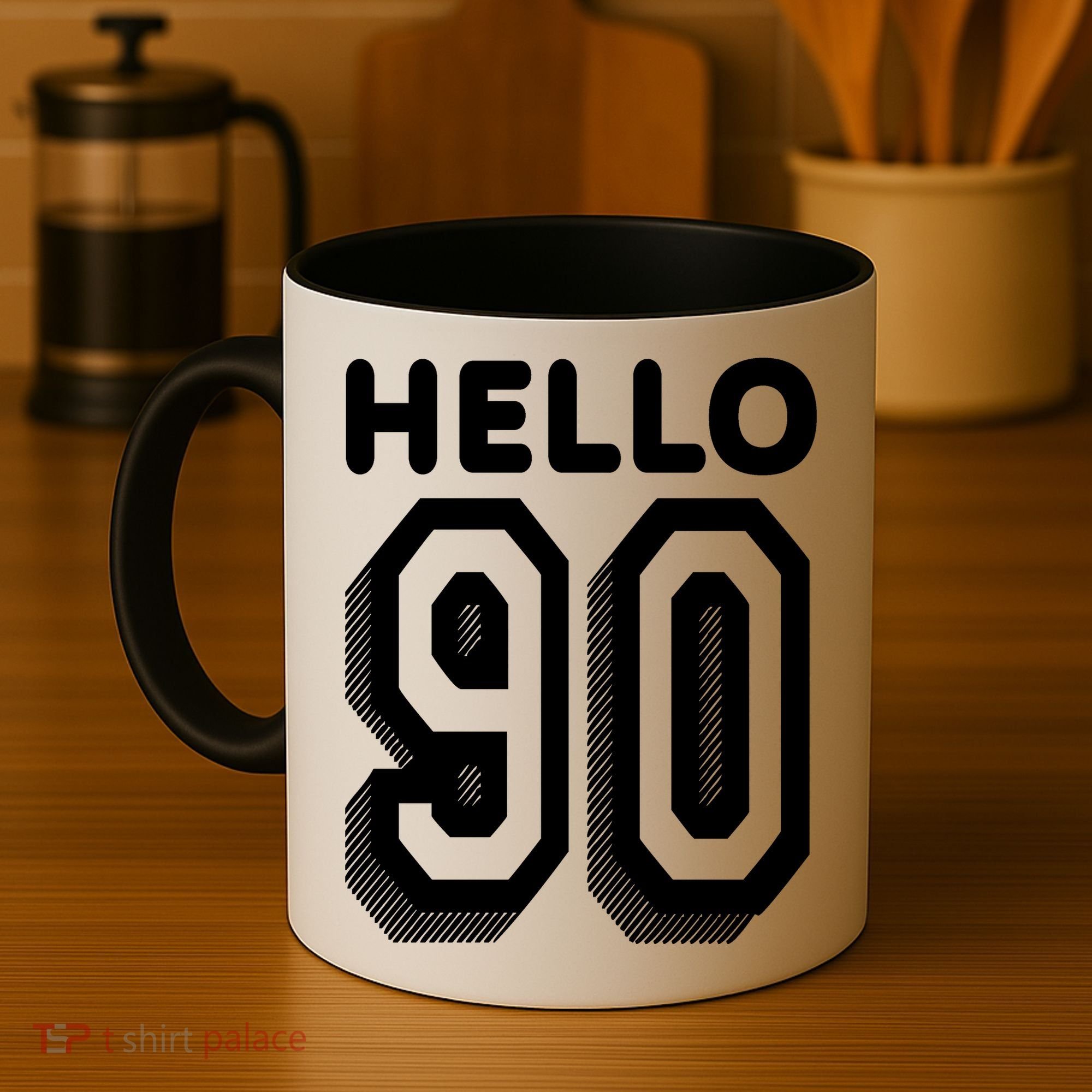 Hello 90 Funny 90th Birthday Coffee Mug