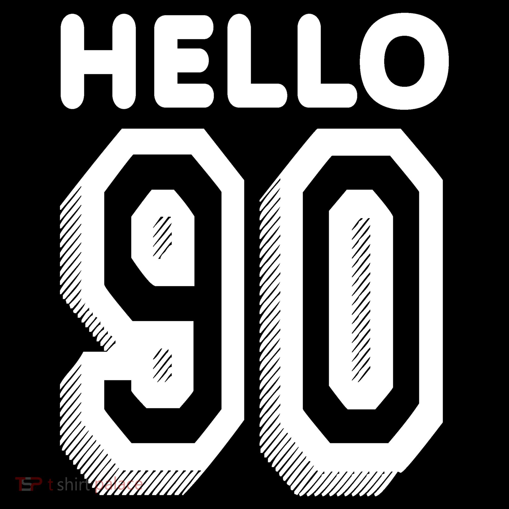 Hello 90 Funny 90th Birthday Coaster