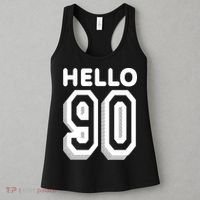 Hello 90 Funny 90th Birthday Women's Tank Top thumb 3