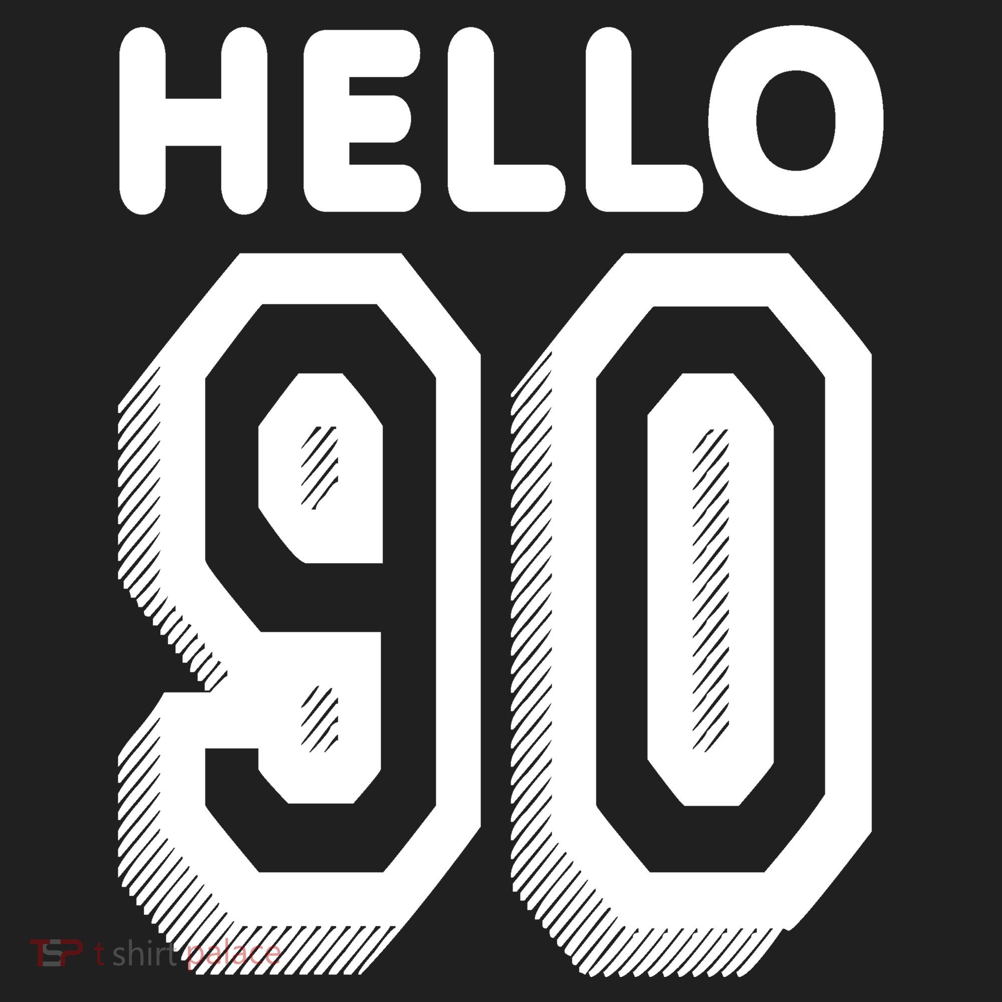 Hello 90 Funny 90th Birthday Hat