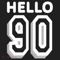 Hello 90 Funny 90th Birthday Golf Towel thumb 3