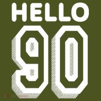 Hello 90 Funny 90th Birthday Mousepad thumb 1