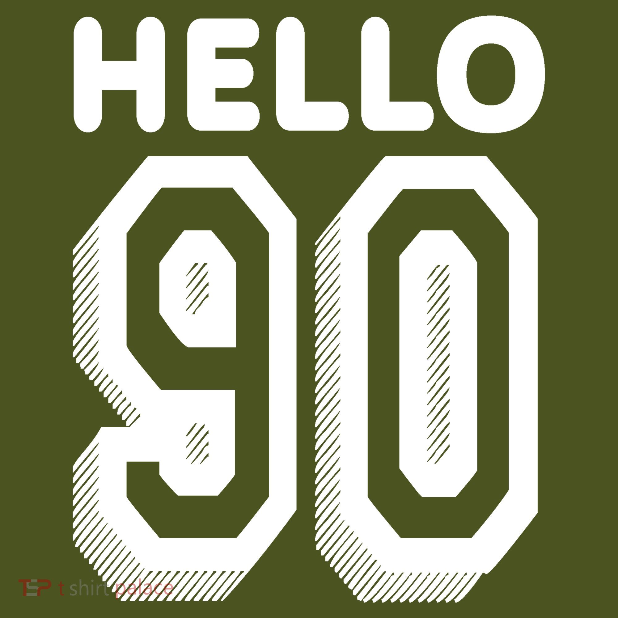 Hello 90 Funny 90th Birthday Mousepad