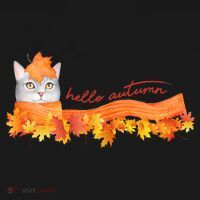 Hello Autumn Cute Cat Tote Bag thumb 4