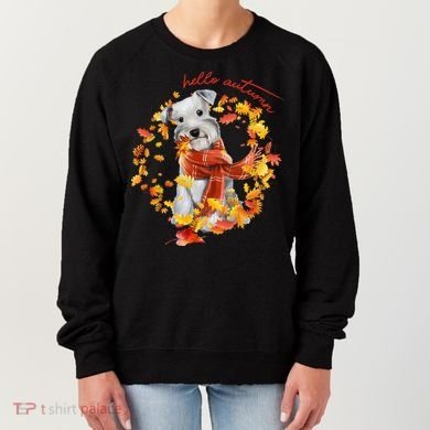 Hello Autumn Cute Dog Women's Sweatshirt