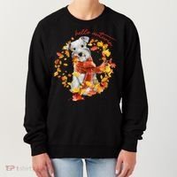 Hello Autumn Cute Dog Women's Sweatshirt thumb 0