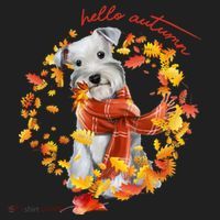 Hello Autumn Cute Dog Women's Sweatshirt thumb 2