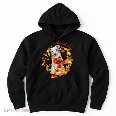 Hello Autumn Cute Dog Hoodie