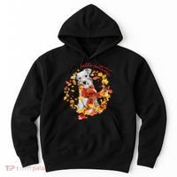 Hello Autumn Cute Dog Hoodie thumb 0