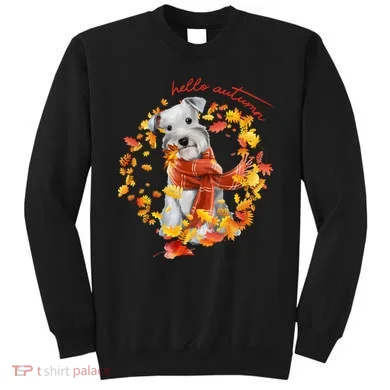 Hello Autumn Cute Dog Sweatshirt